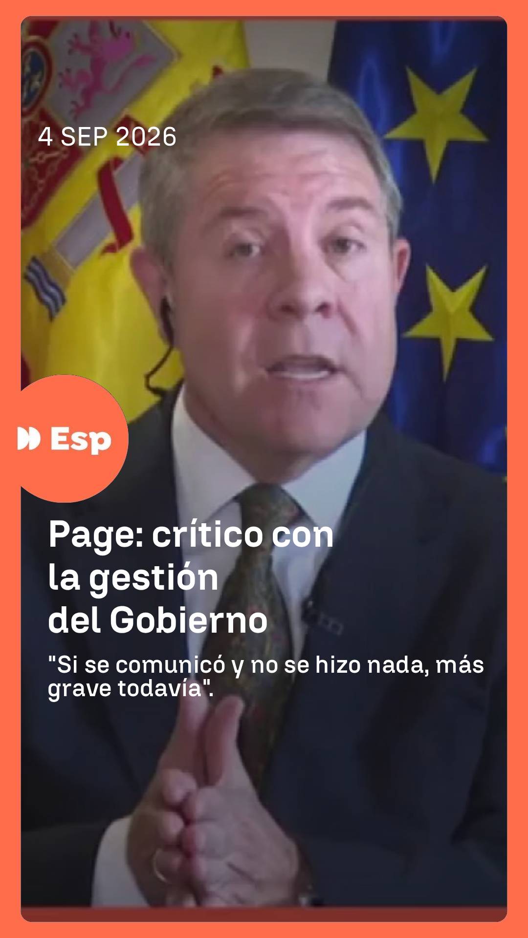 ➡️ García-Page crítica la gestión del Gobierno ante la entrada de migrantes en Ceuta.