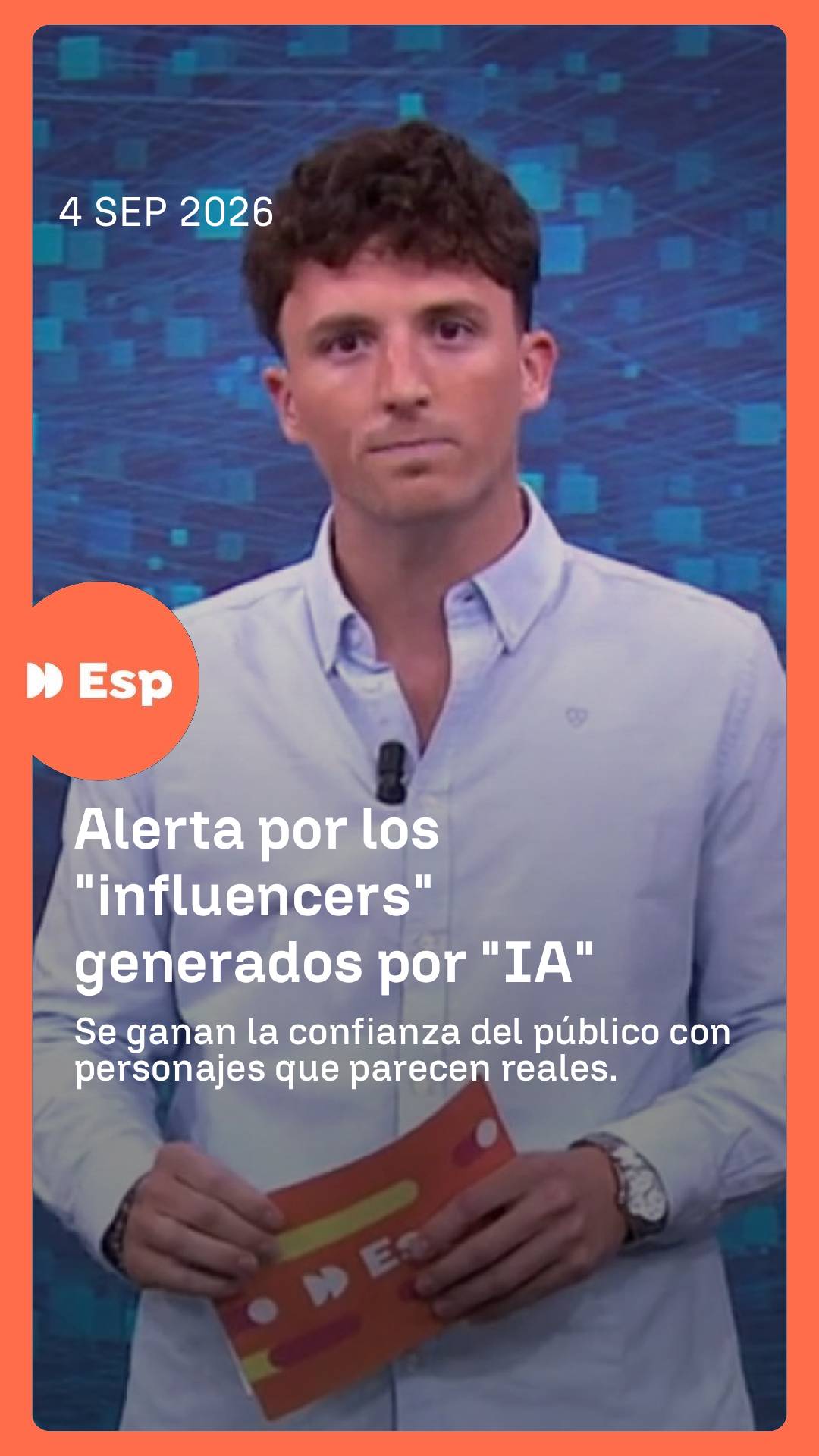 🤖 Nuestro reportero Rodrigo Díaz nos habla del peligro de los 'influencers' generados por Inteligencia Artificial.