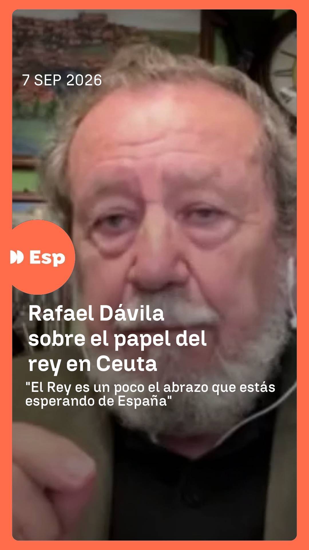 ➡️ Rafael Dávila, general de división retirado, reclama una visita del rey Felipe a Ceuta.