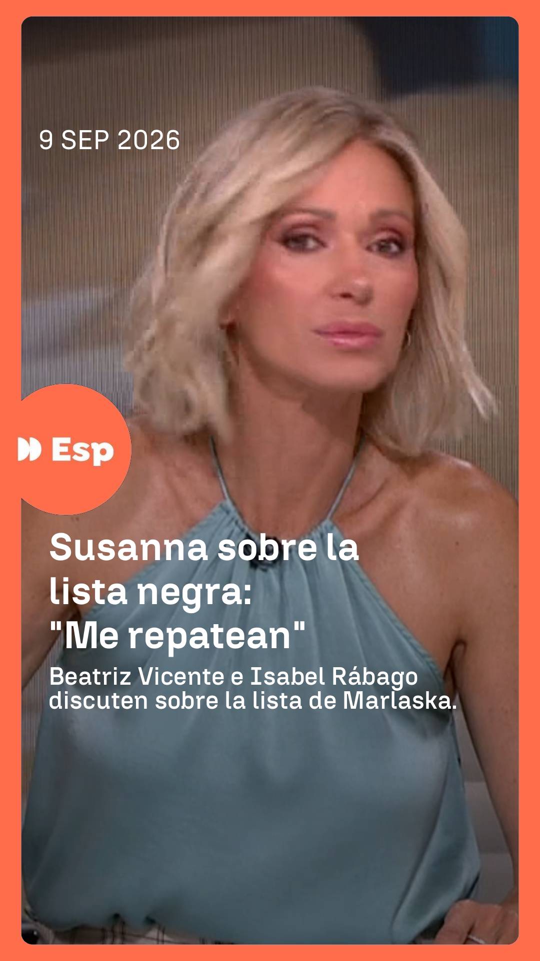 ➡️ Susanna Griso debate junto con Beatriz Vicente e Isabel Rábago acerca de la 
