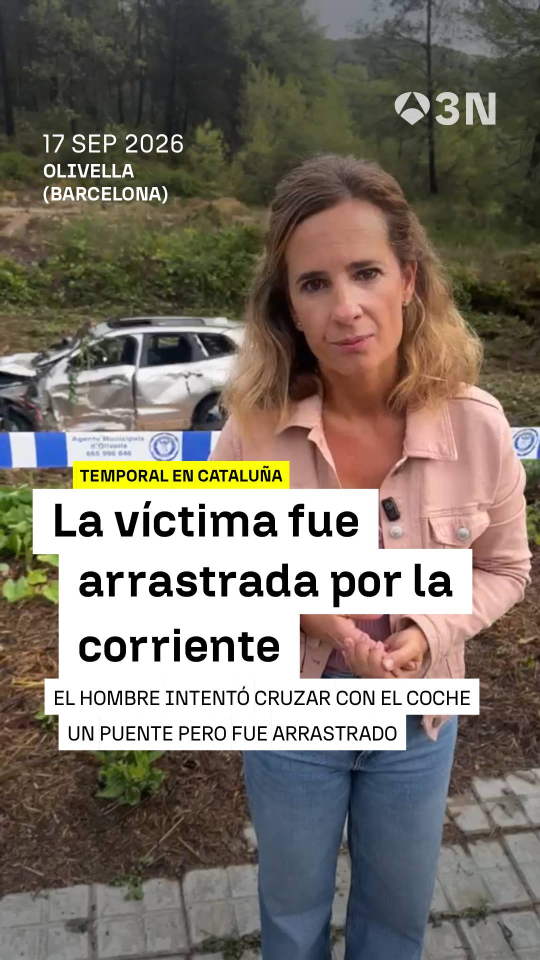 🚨⚫ El temporal en Cataluña ha dejado una víctima mortal en el municipio de Olivella, en Barcelona