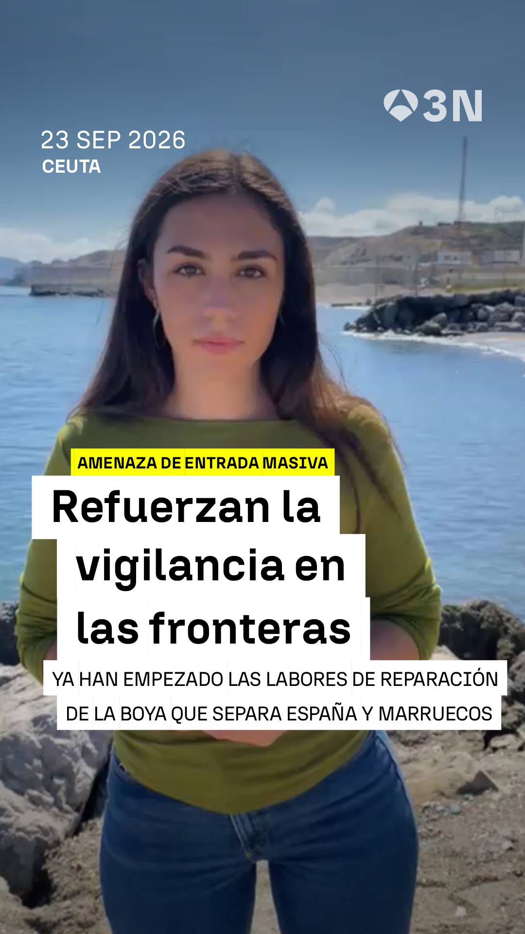 👮🏼‍♂️🚨 Se refuerza la vigilancia en nuestras fronteras con Marruecos ante la amenaza de una nueva entrada masiva