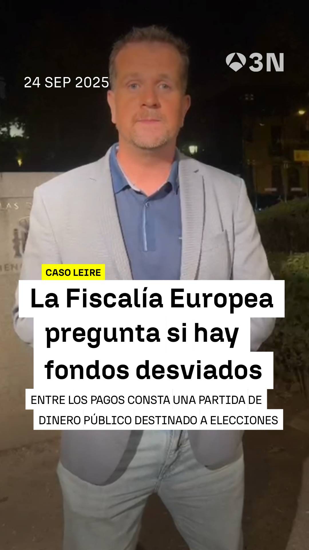 🔴➡️ La Fiscalía Europea pregunta al juez Pedraz sobre el caso Leire por el posible desvío de fondos de la campaña del PSOE en las europeas