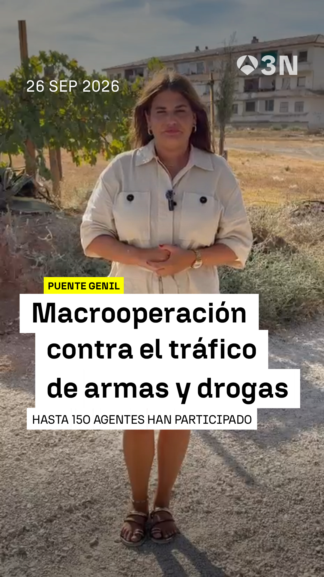 🚨 La Guardia Civil ha llevado a cabo esta mañana un despliegue masivo de agentes en una macrooperación contra el narcotráfico en Puente Genil