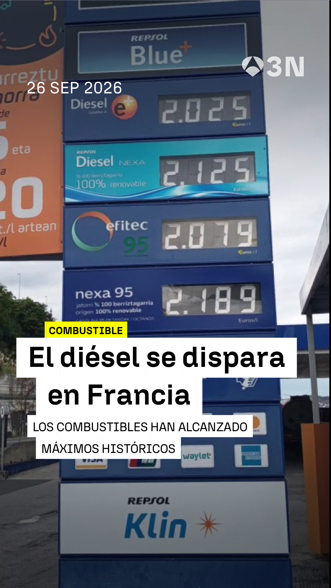 ⛽ Cruzar la frontera para repostar: los franceses llenan sus depósitos en las gasolineras españolas más próximas