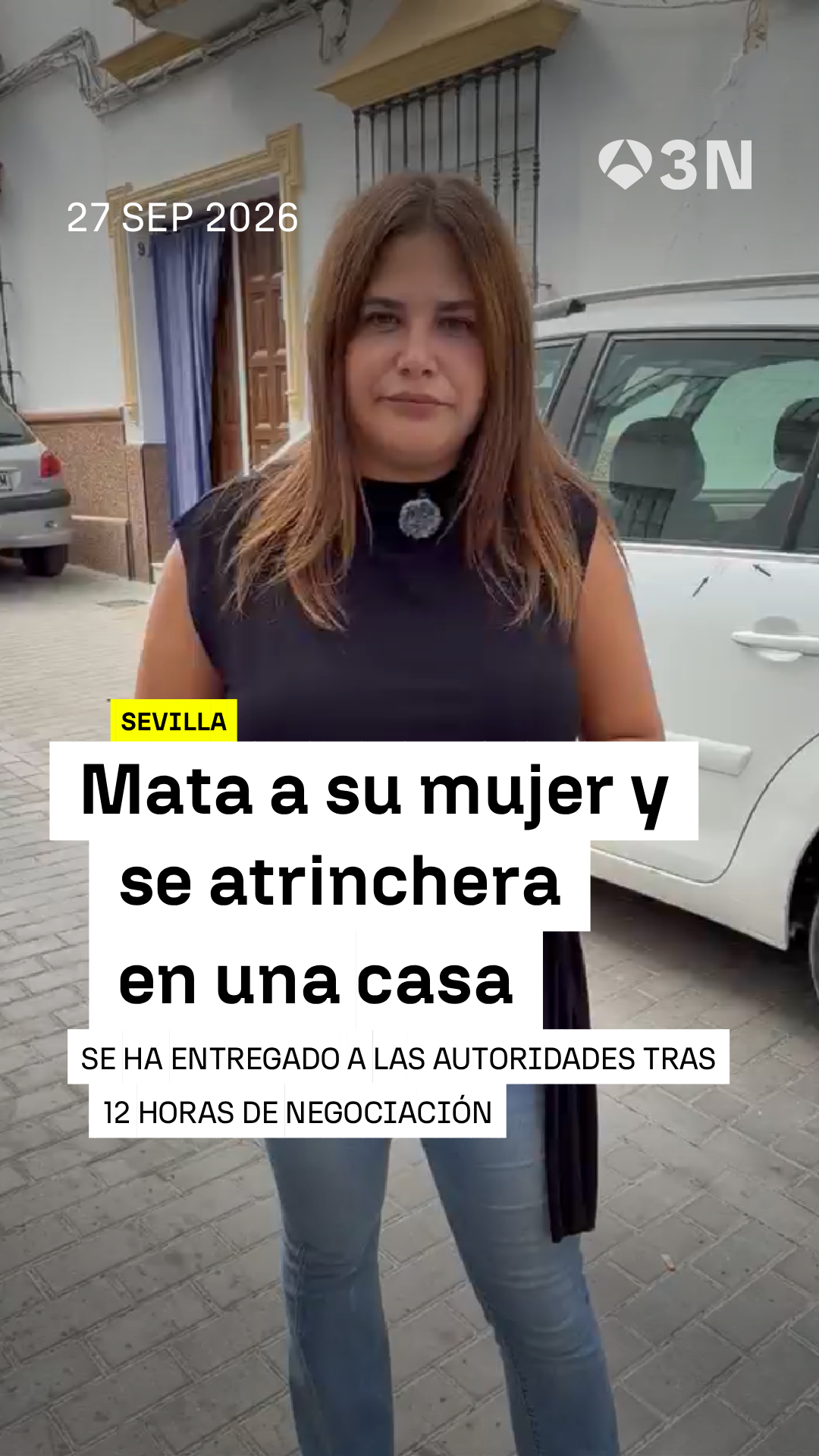 🔴 Un hombre mata a su mujer en Sevilla y se atrinchera en una casa