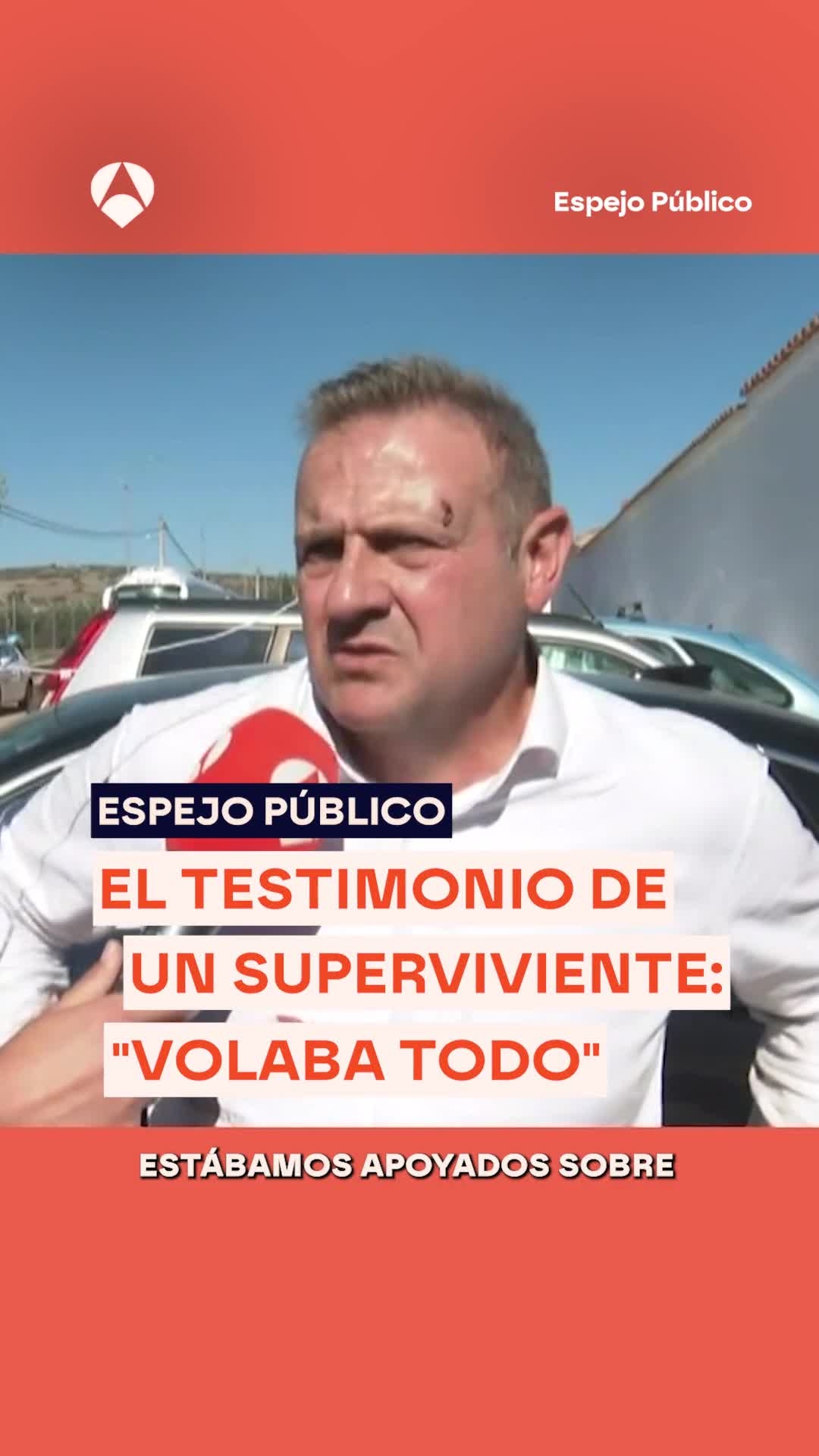 🔴 @EspejoPublico habla con un superviviente del choque de trenes que ha tenido lugar entre Los Yébenes y Urda.