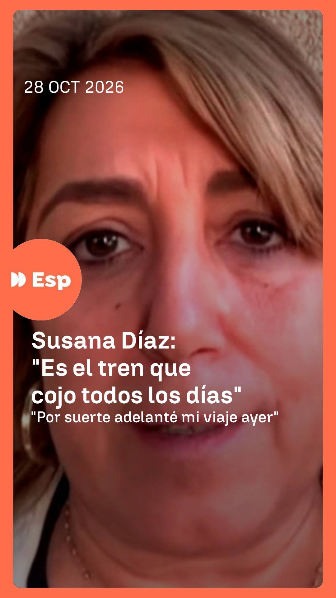 ➡️ Susana Díaz, consternada tras el choque de trenes en Toledo