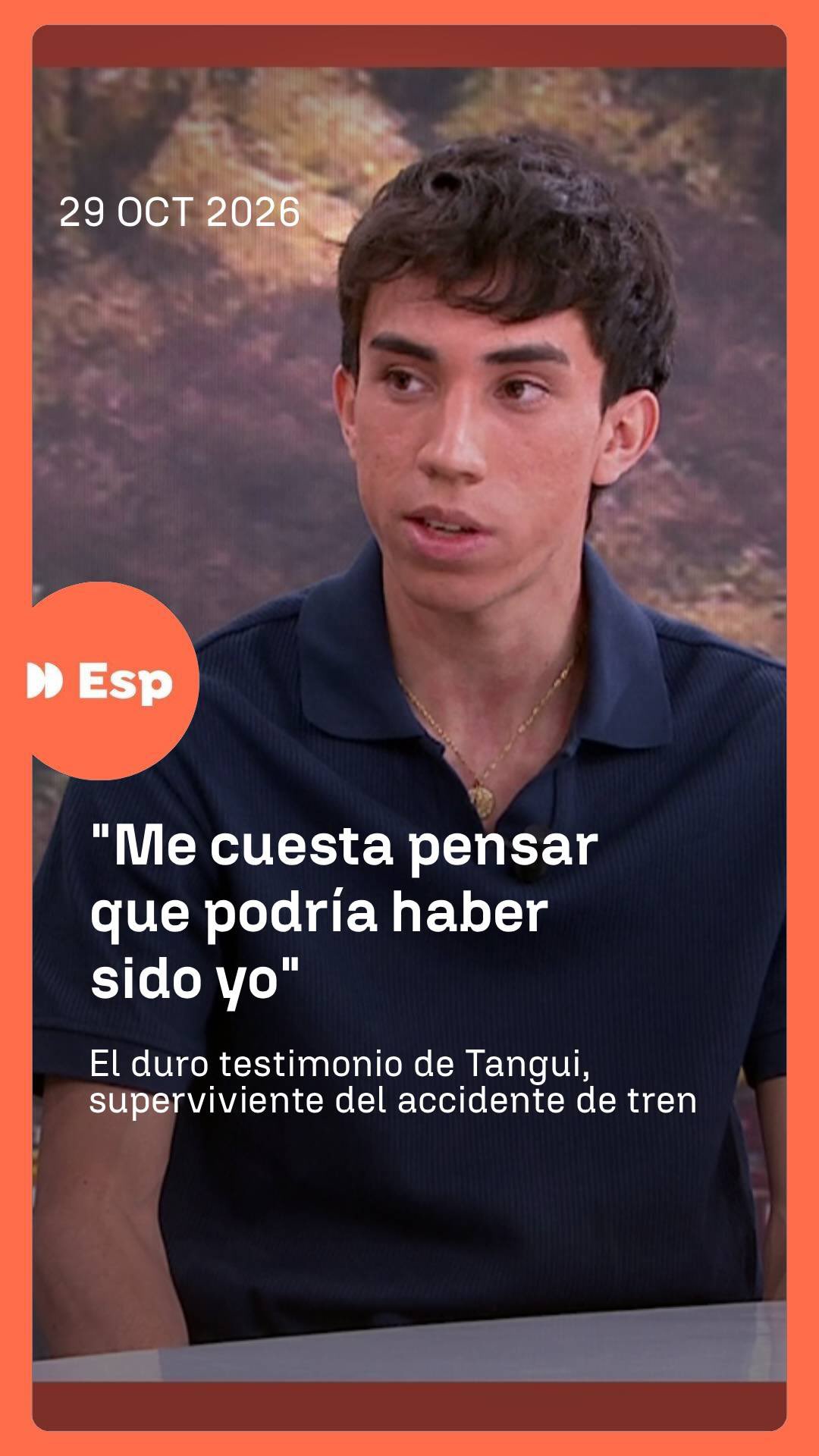 🔴 El duro testimonio de Tangui, superviviente del accidente ferroviario de Urda, y las lágrimas de @lorenagarciadiez en directo: