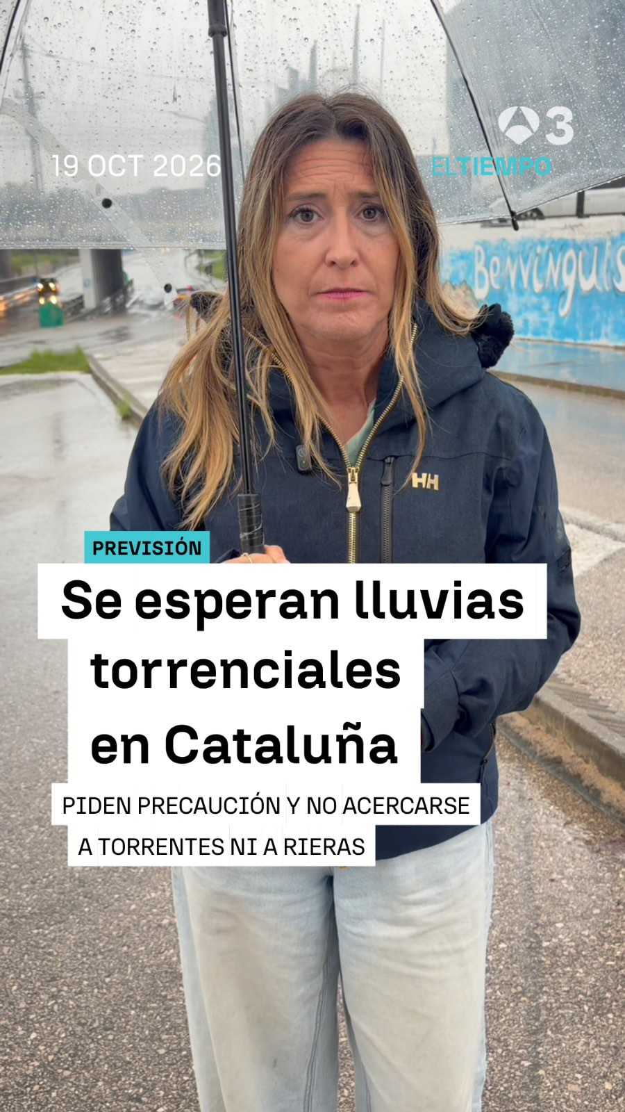🌧️ Se esperan lluvias torrenciales en Cataluña