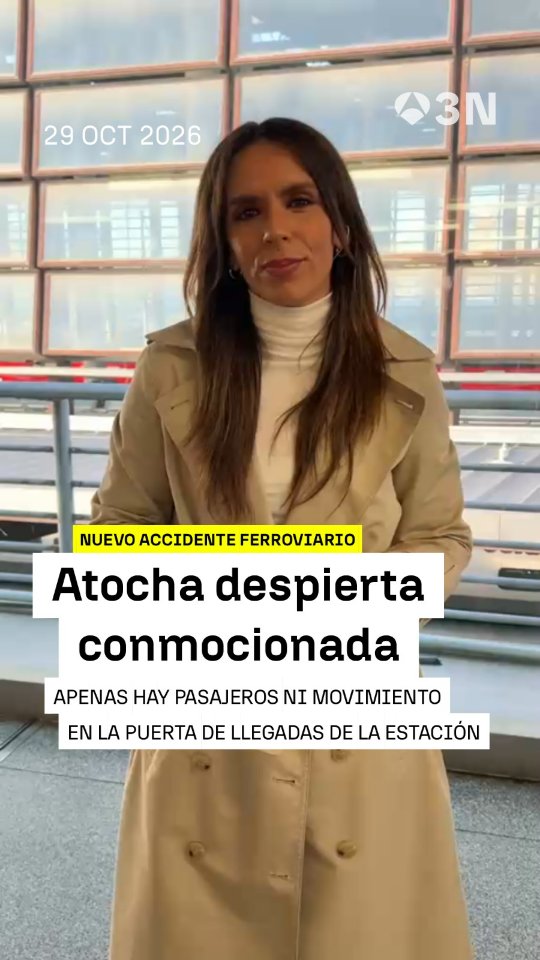 🚆 La estación de Atocha despierta con una imagen inusual