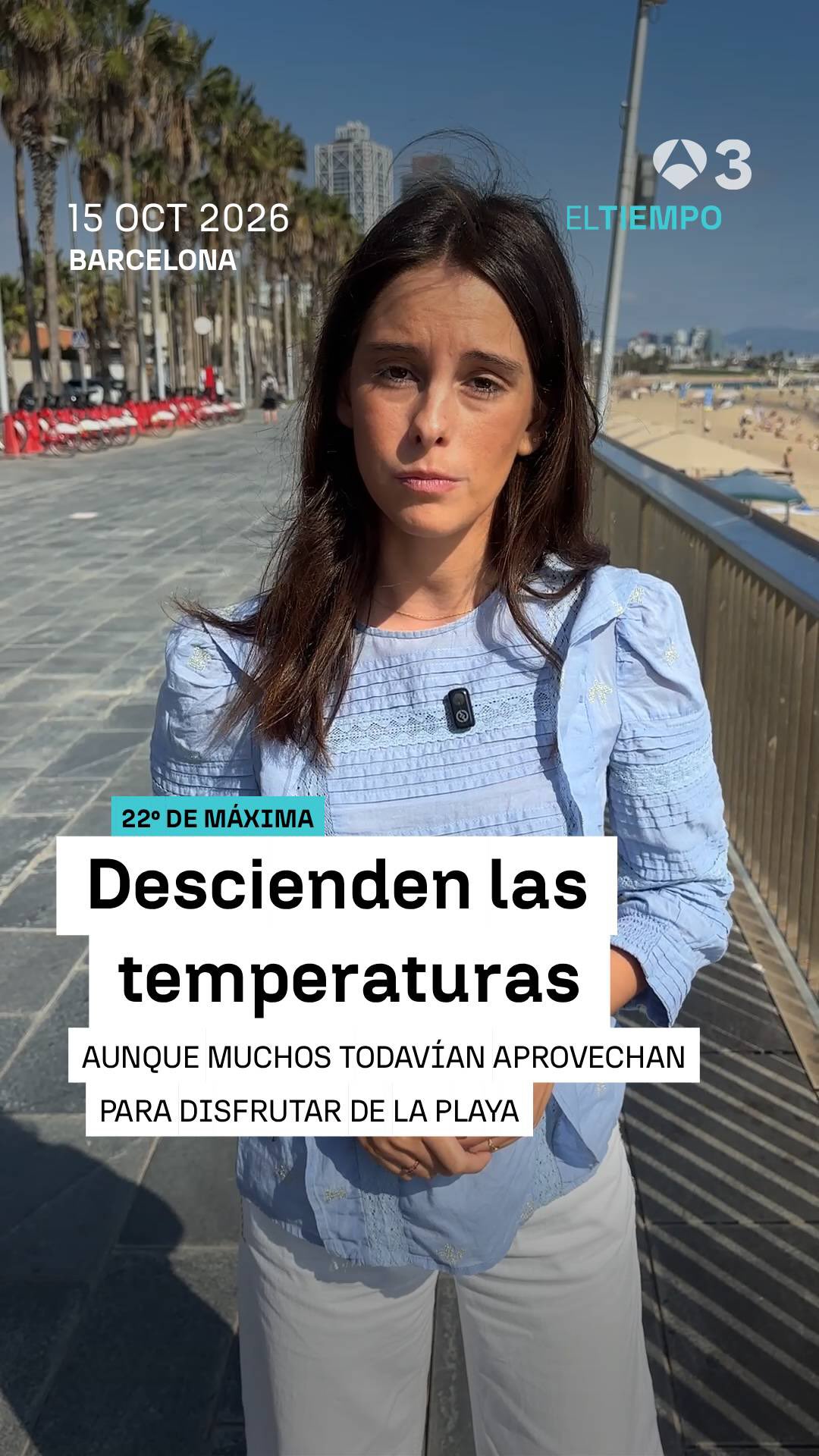 ☀️ Buen tiempo aún con un descenso generalizado de las temperaturas