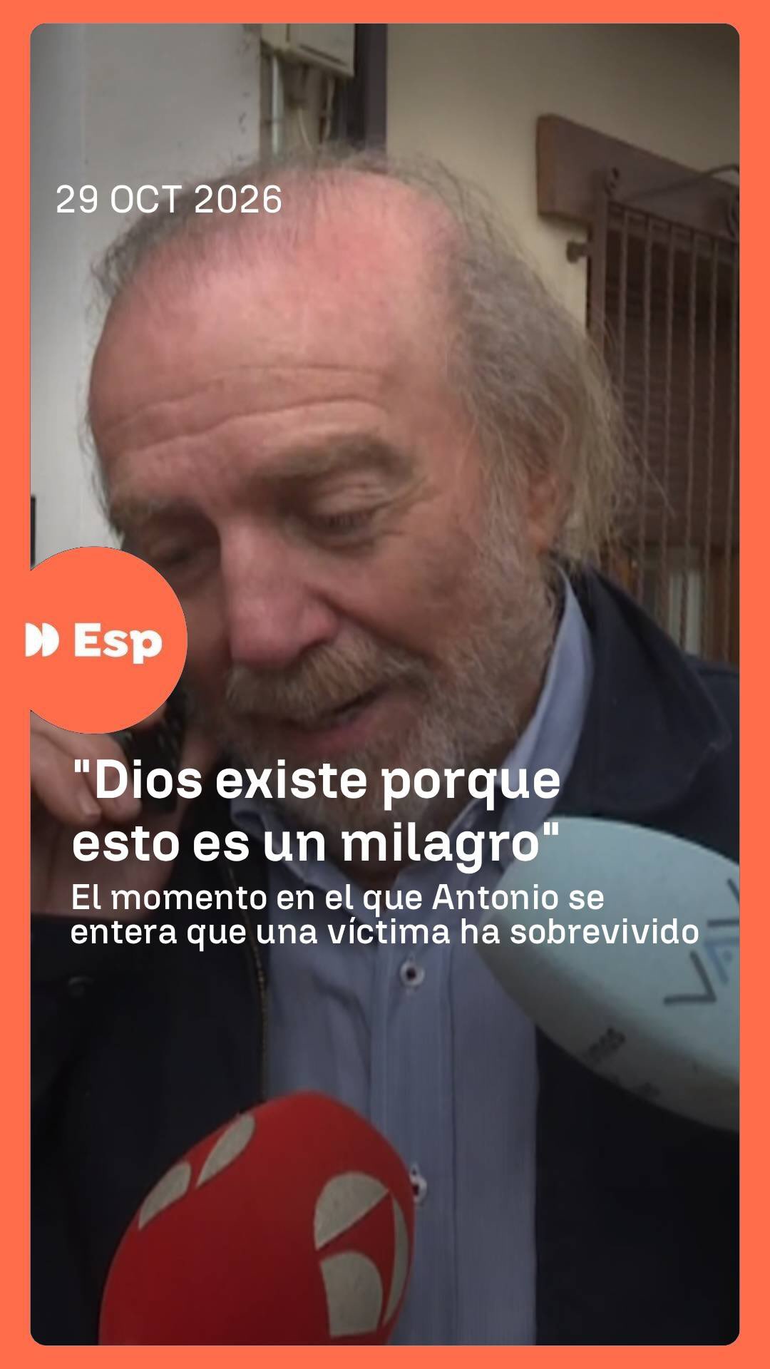 📞 Antonio, el farmacéutico que rescató a varias víctimas ha recibido una llamada de un superviviente del tren