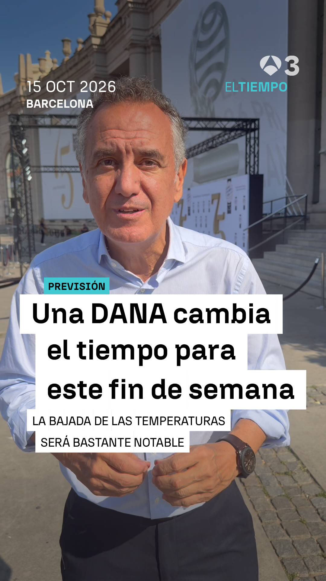 🌧️ La bajada de las temperaturas y las lluvias protagonizarán el fin de semana debido a una DANA