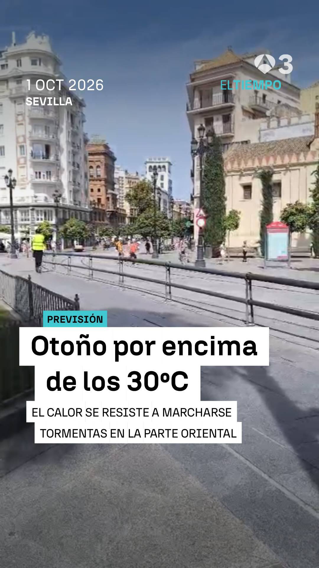 🍂 A pesar de estar ya en otoño, continúan las altas temperaturas