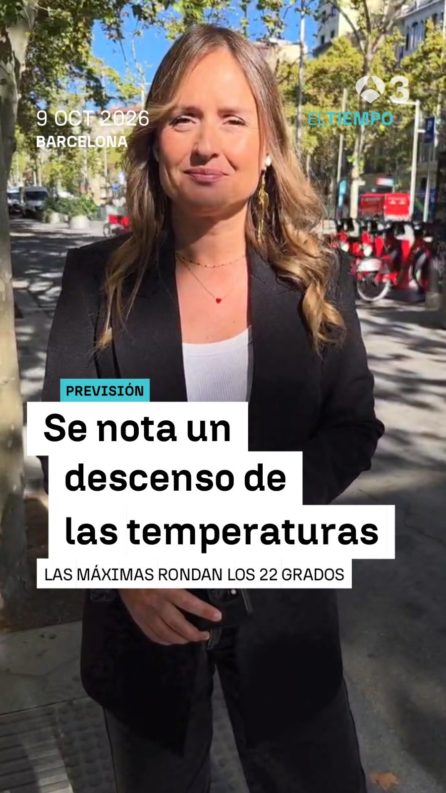 📌 🌡️ Barcelona experimenta una bajada de temperaturas con respecto a esta semana