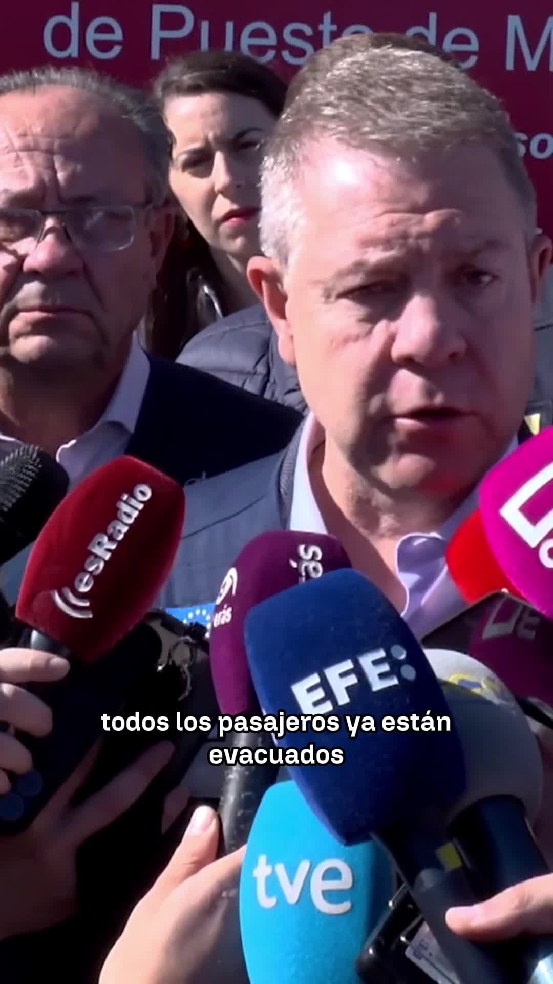 ➡️ Emiliano García-Page, presidente de Castilla-La Mancha sobre el accidente ferroviario: