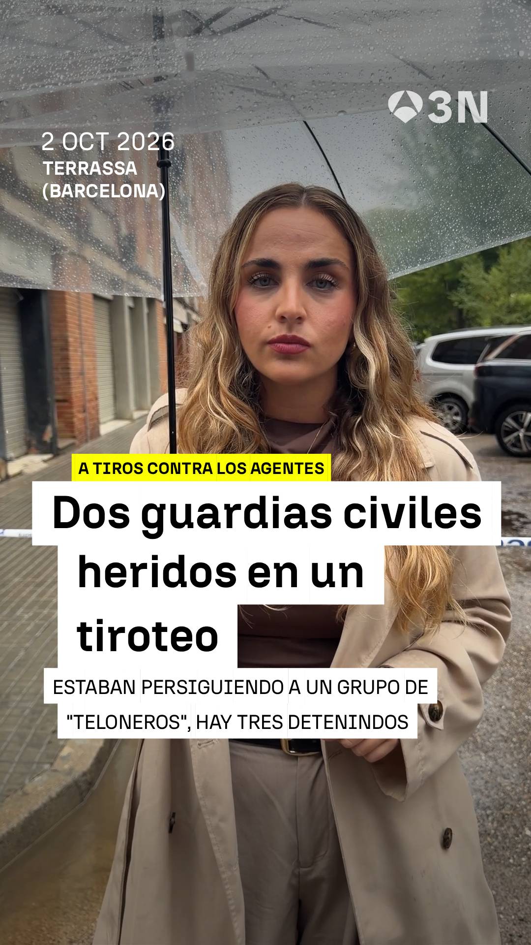 ‼️🚨 Brutal ataque a dos guardias civiles en Terrassa: un grupo de ladrones les dispara y golpea a uno de ellos mientras permanece herido en el suelo