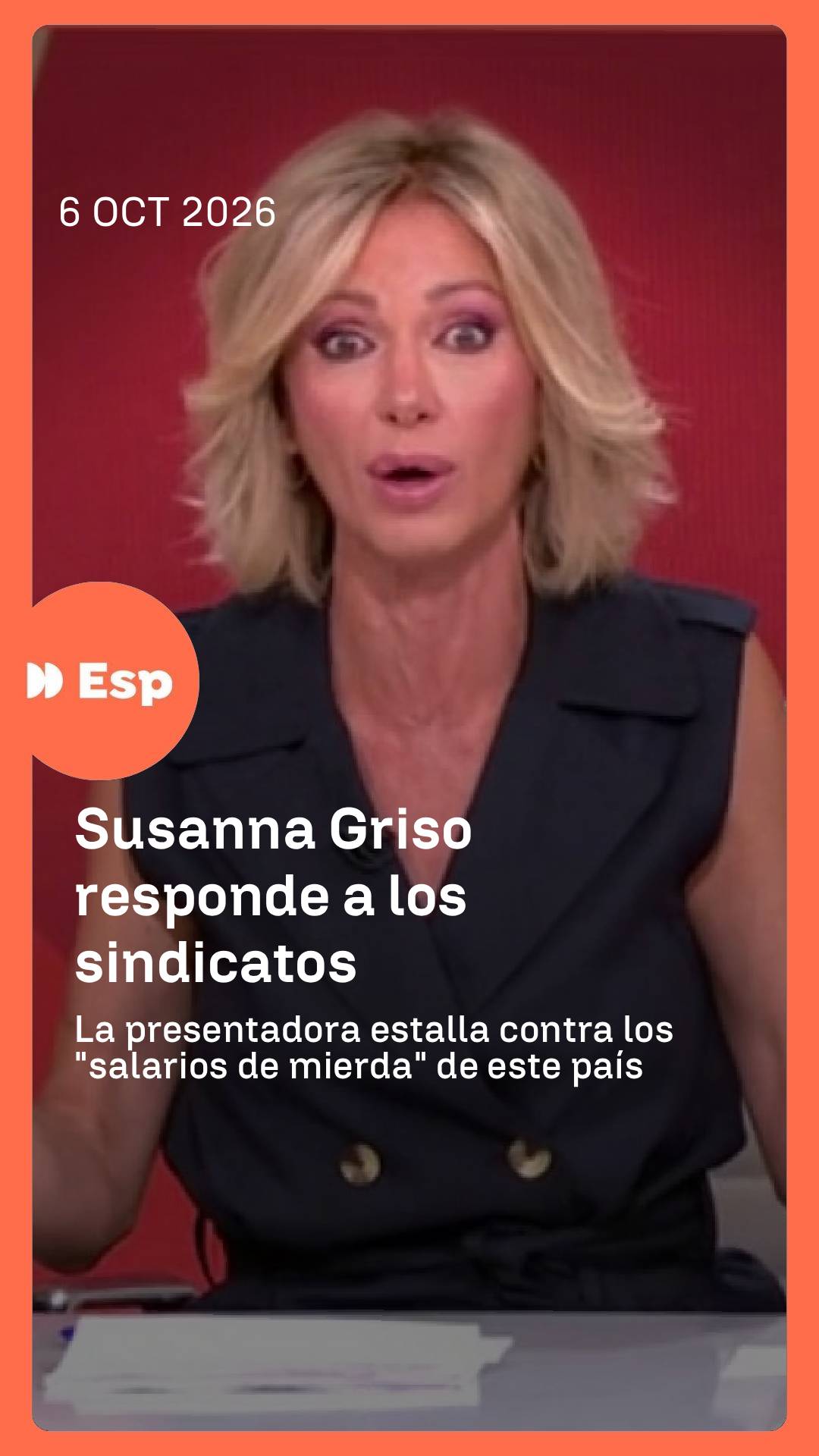 👉🏼 Así responde @susannagrisooficial al vicesecretario de Política Sindical de UGT, Fernando Luján sobre la convocatoria de una huelga general