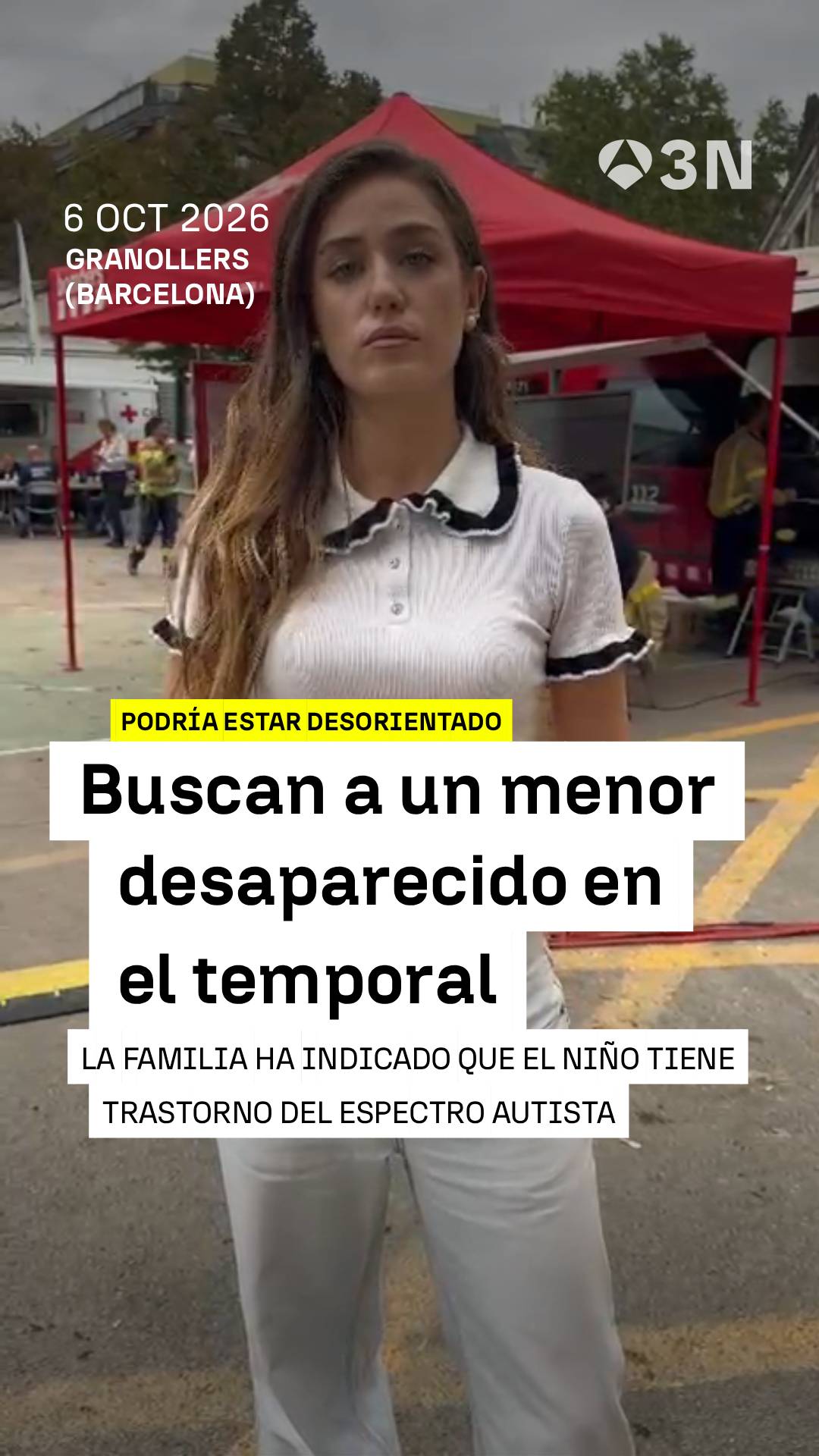 ‼️🚨 Buscan a Rami, un menor de 12 años con autismo desaparecido durante el temporal en Granollers
