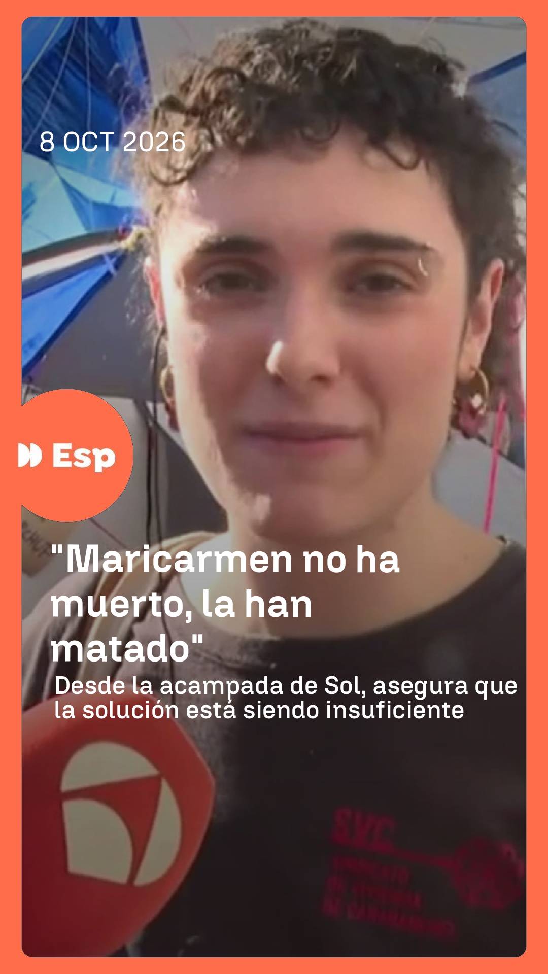 🗣️ Miriam, del sindicato de vivienda de Carabanchel, asegura que 