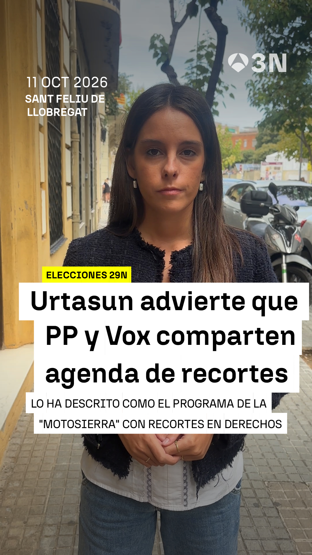 🗣 Urtasun advierte que PP y Vox son dos opciones políticas pero comparten la misma agenda de recortes