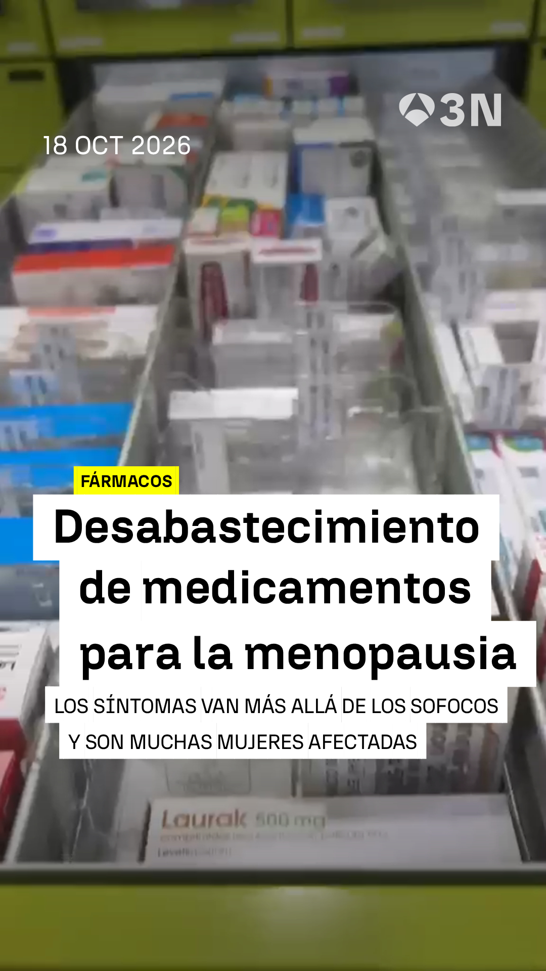 💊 El desabastecimiento de medicamentos preocupa a las usuarias de terapia hormonal
