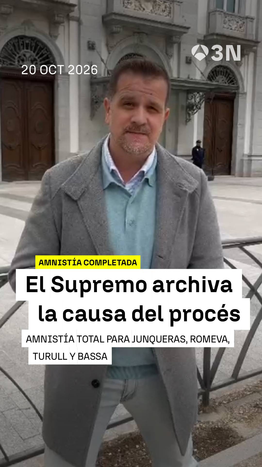 ⚖️👉🏼 El Supremo considera que la responsabilidad penal de Junqueras, Romeva, Turull y Bassa queda extinguida en aplicación de la Amnistía