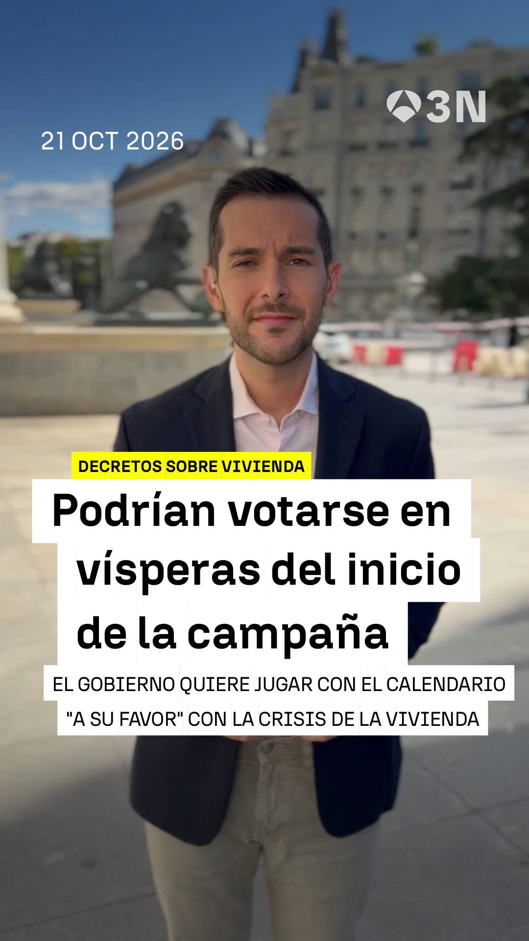 🏠🗓️ La vivienda se cuela en el calendario electoral: el Gobierno estudia llevar los decretos al Congreso en vísperas del inicio de la campaña