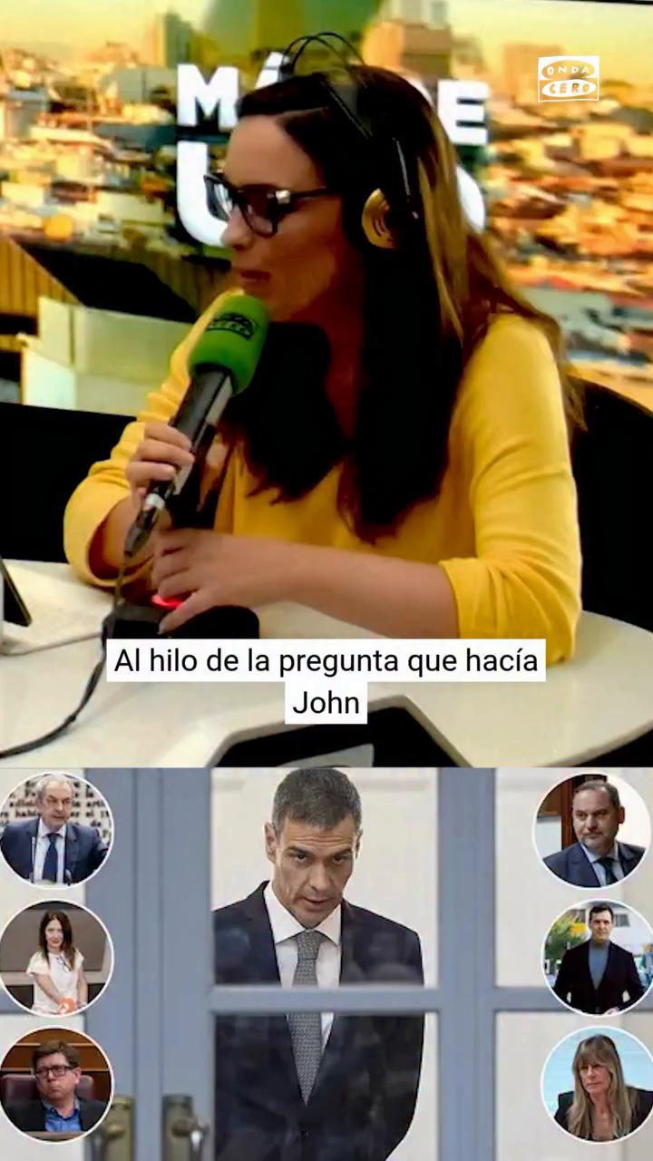 🗣️ @martagarciaaller, en la tertulia de @masdeunoondacero: “Indicios ha habido, lo que pasa es que se ha desacreditado a todo aquel que ha apuntado a Ferraz”
