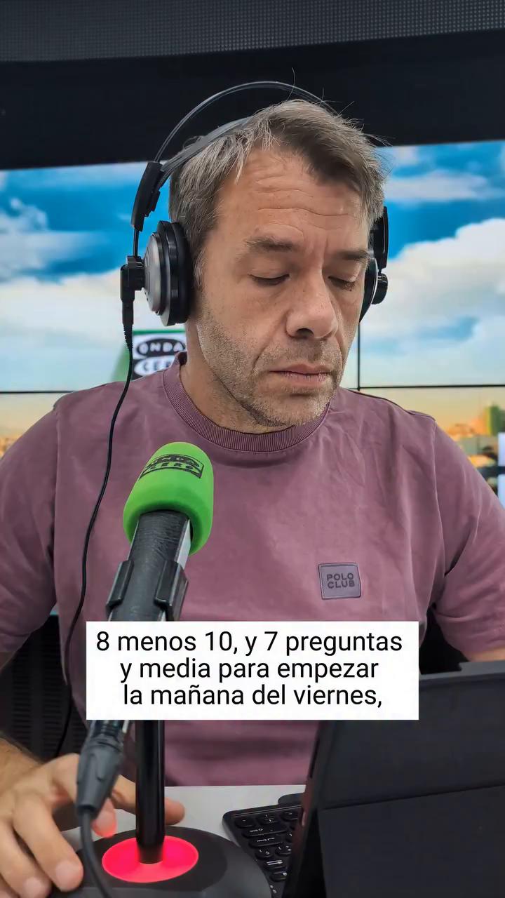 Las 7️⃣ preguntas y media para iniciar la mañana de Rubén Amón