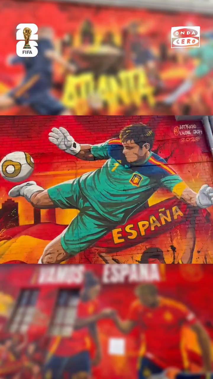 🇪🇸 Así es el espectacular mural de la Casa de España en Atlanta