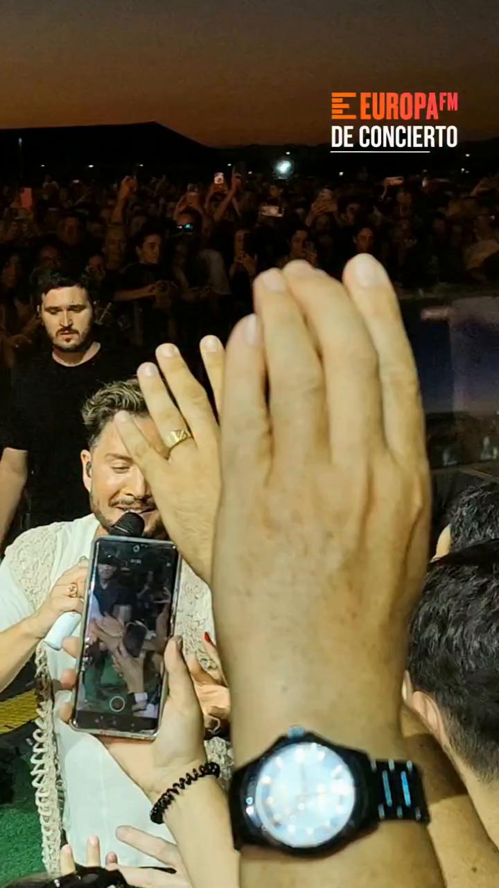 🤯😱 Así de cerca hemos visto a Manuel Carrasco durante su concierto en Madrid