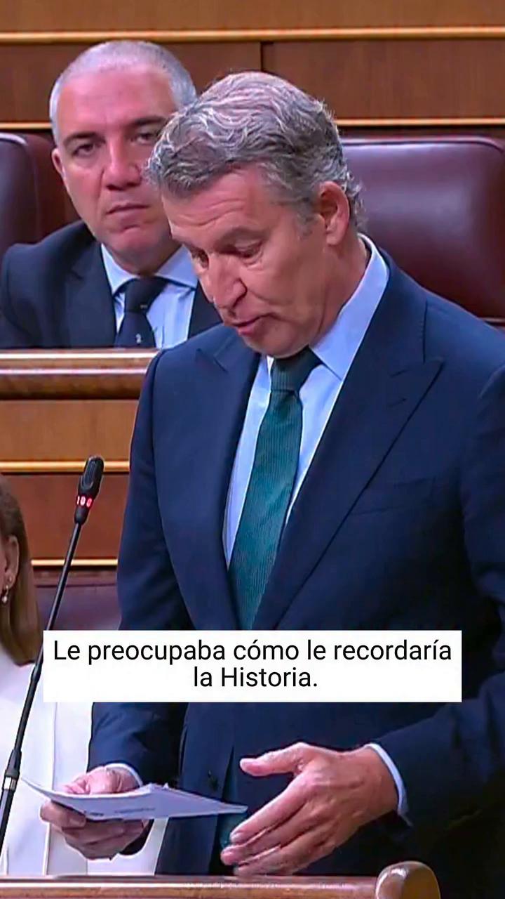 🟦 Feijóo echa en cara a Sánchez que 