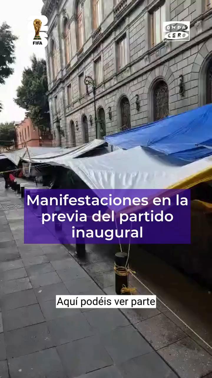 🔴 La inauguración del Mundial 2026, bajo tensión por las protestas de Ciudad de México: los manifestantes quieren llegar al Estadio Azteca