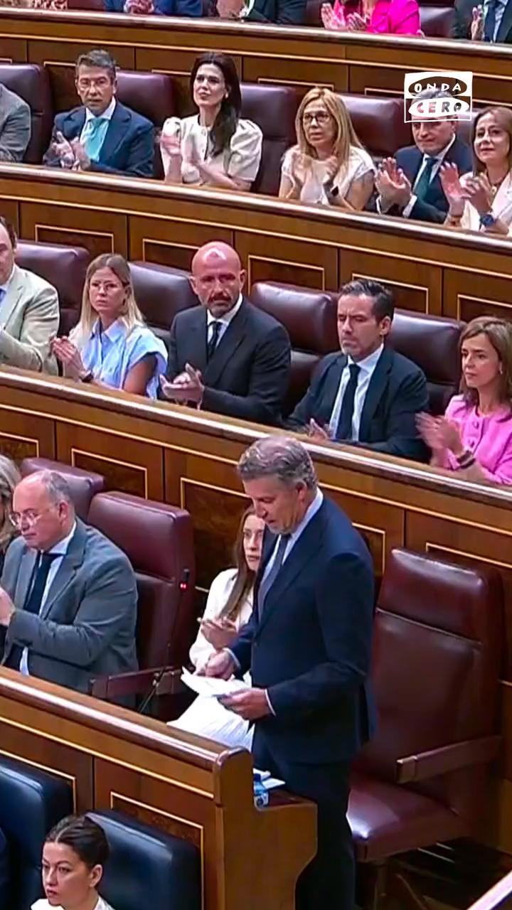 🟦 Feijóo da por hecho en el Congreso que Pedro Sánchez es 