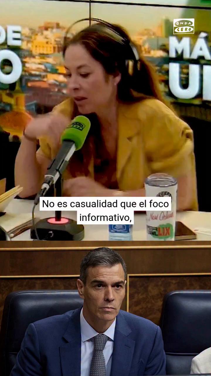 🗣️ Mamen Mendizábal argumenta por qué al Gobierno le interesa que el foco informativo esté sobre la Guardia Civil: 