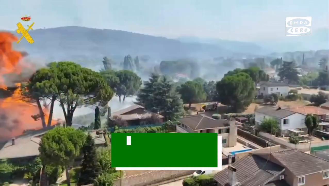 🔥 Las devastadoras imágenes en vista de dron de los incendios forestales de la Comunidad de Madrid.