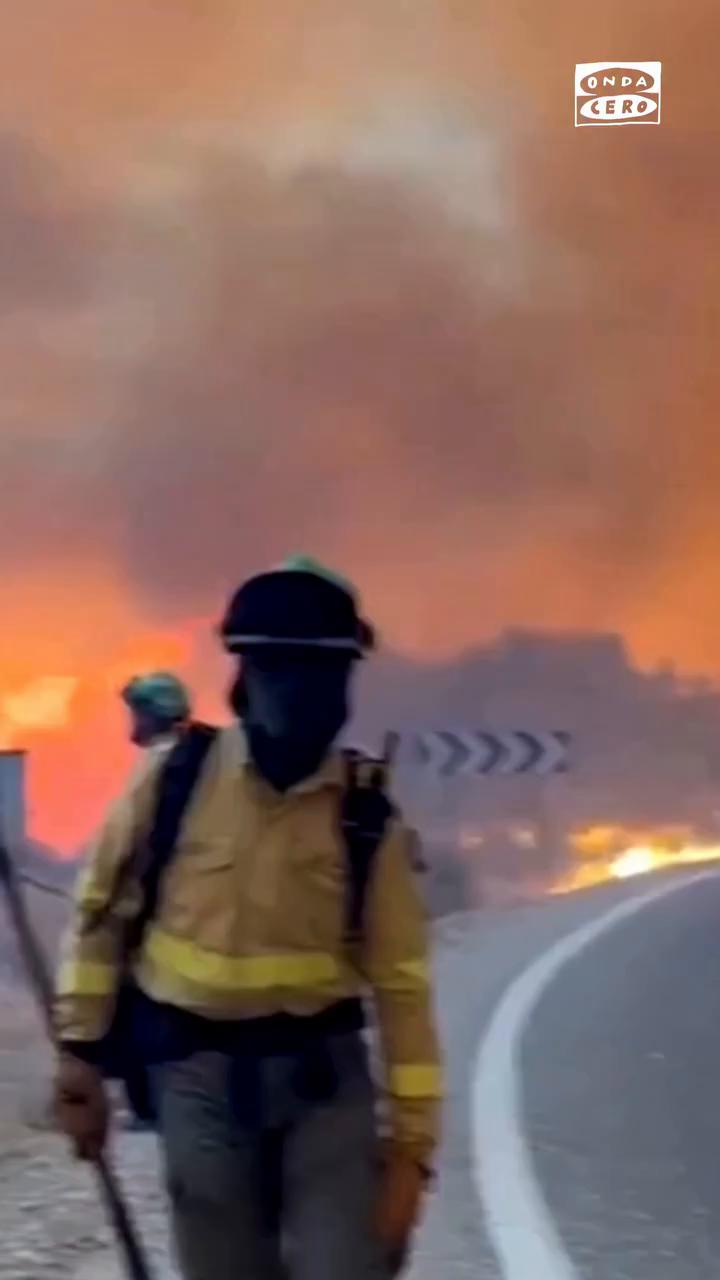 ❗️ Las imágenes que muestran la virulencia del incendio en Los Gallardos, Almería