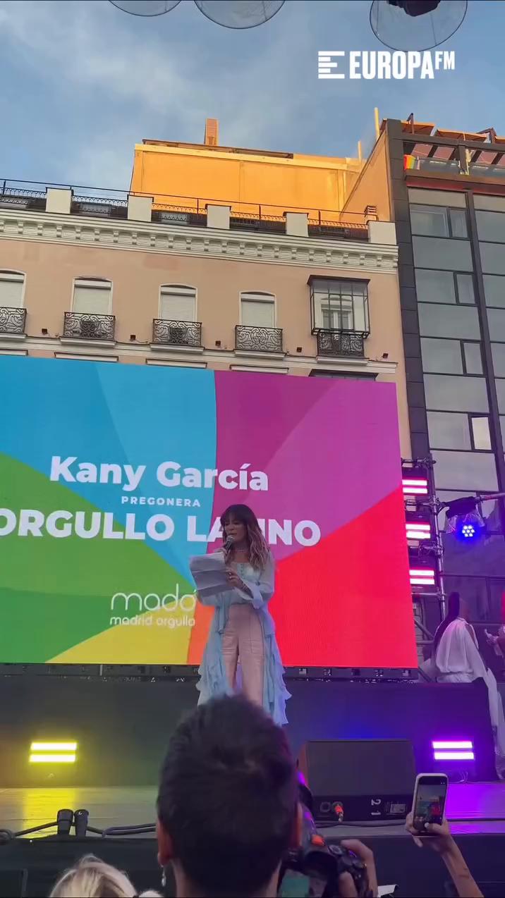 🏳️‍🌈 La cantante puertorriqueña @kanygarcía fue la encargada del Pregón del Orgullo Latino en @madorgullo