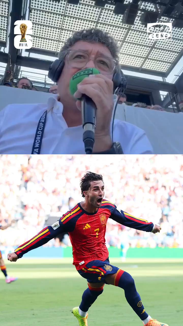 🎙️🇪🇸 La apoteósica narración de @alfremartinezz en @radioestadio del gol de Ferrán Torres que nos hizo campeones del mundo