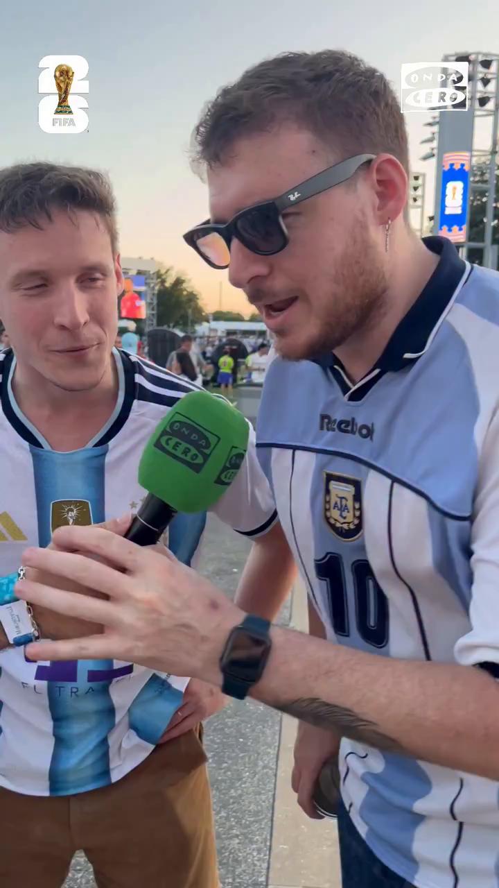 👀 La afición argentina no tiene miedo a España
