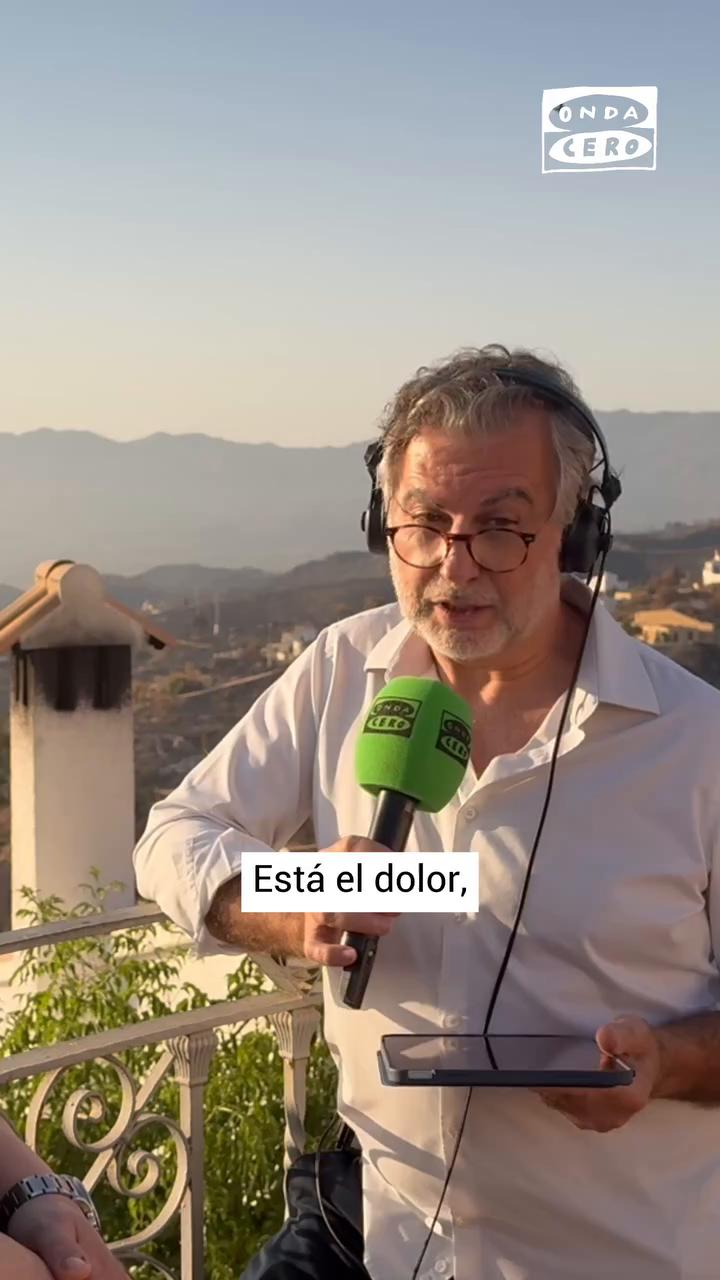 📍📻 El mensaje de esperanza de Víctor Manuel Fernández Maldonado, el párroco de la comarca almeriense que en los últimos días ha sido arrasada por el incendio de Los Gallardos y hasta donde se ha desplazado Carlos Alsina