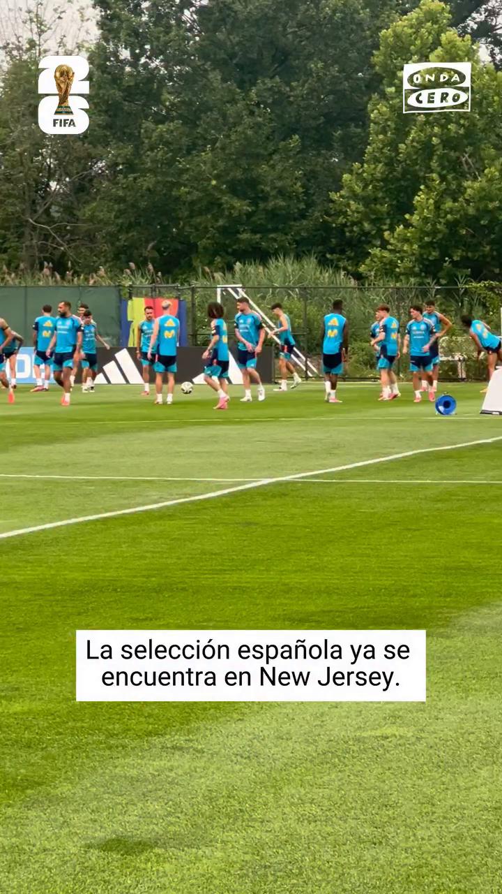 ⚽️🇪🇸 ¡La selección española ya entrena en New Jersey!