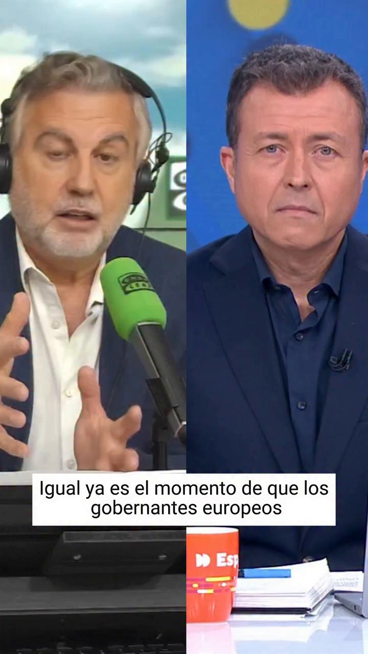 📺 Alsina plantea que quizá haya llegado el momento de que los líderes europeos comiencen a 