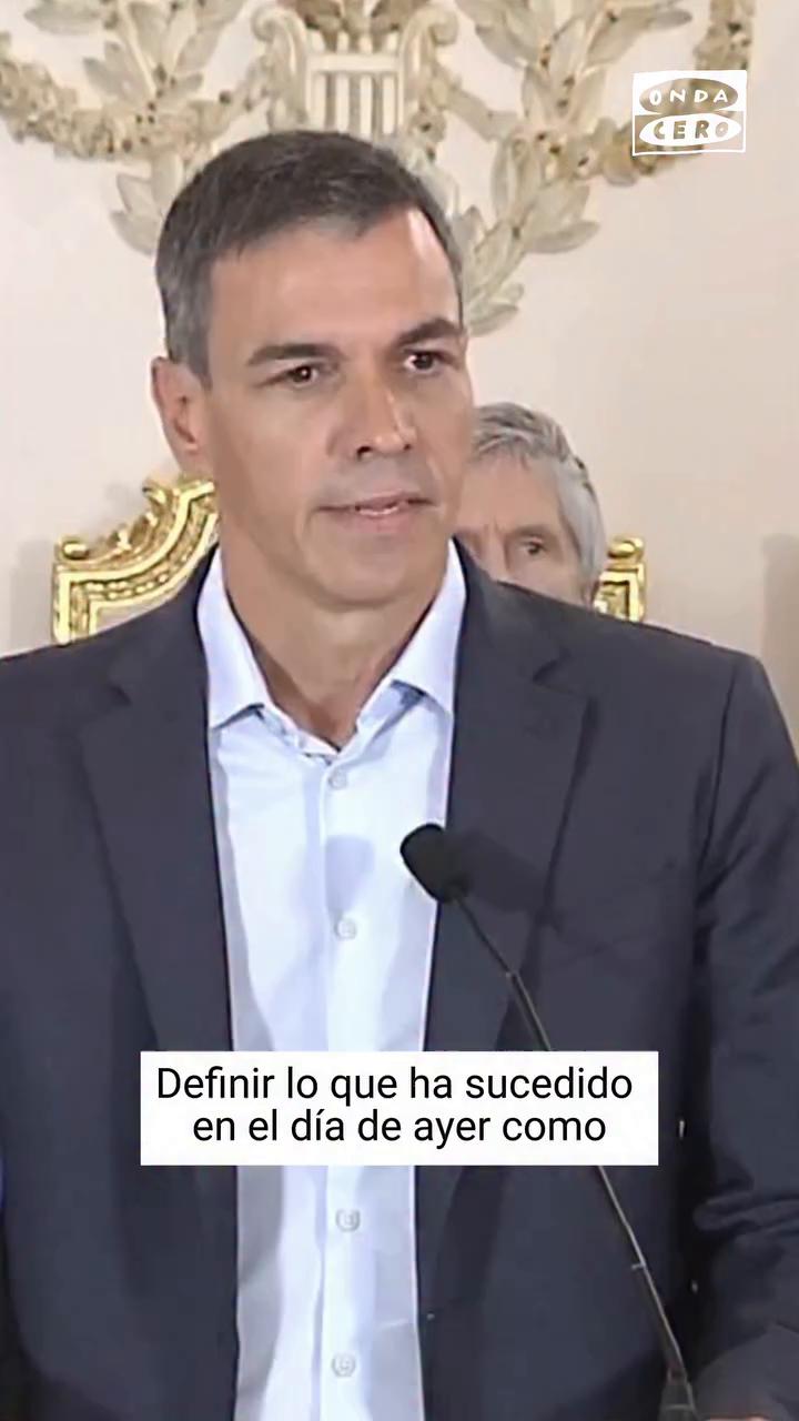 🗣️ Sánchez condena la 