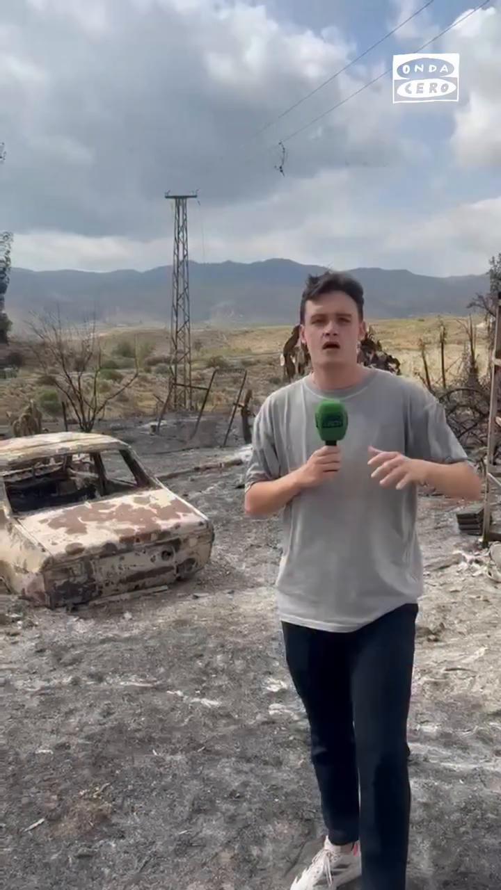 📹 Las imágenes tras el incendio de Los Gallardos en Almería.