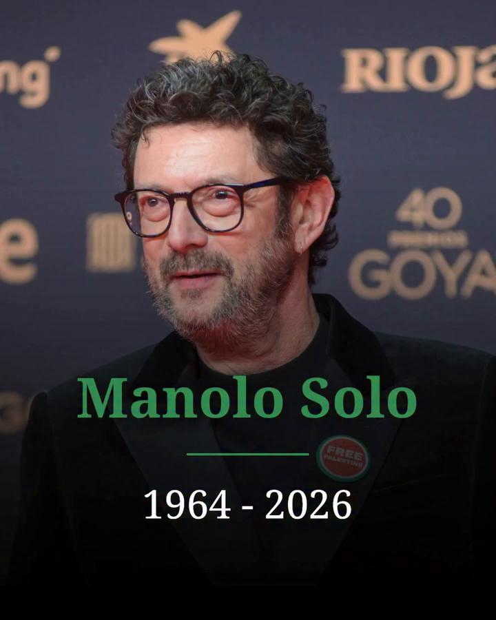 ⚫️ Muere a los 62 años el actor Manolo Solo, ganador del Goya por 'Tarde para la ira'