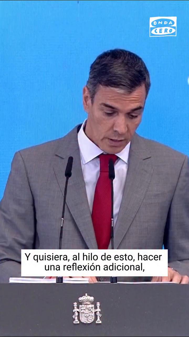 🗣️ Sánchez insiste en reclamar un pacto de Estado frente a la emergencia climática: 