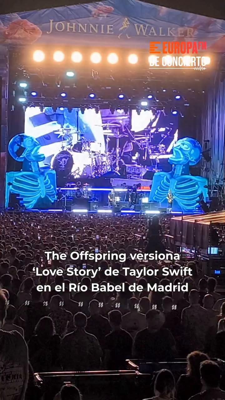 🤩🎸 ¡The Offspring versiona 'Love Story' de Taylor Swift en Madrid!